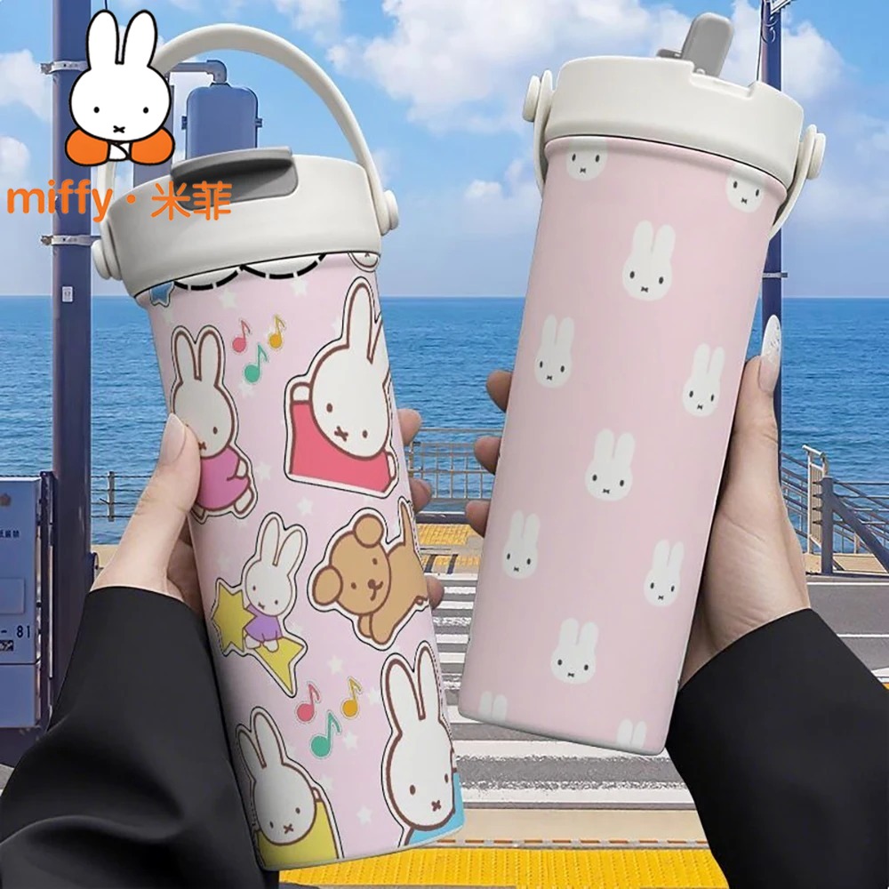 Coffee Tea Japan - Miffy Rabbit Handheld Thermos Dual Drink