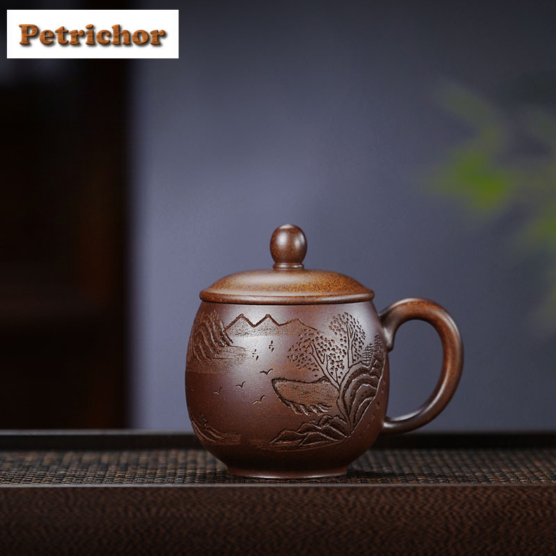Coffee Tea Latte - 230ml Yixing Purple Clay Wood-fired Porcelain
