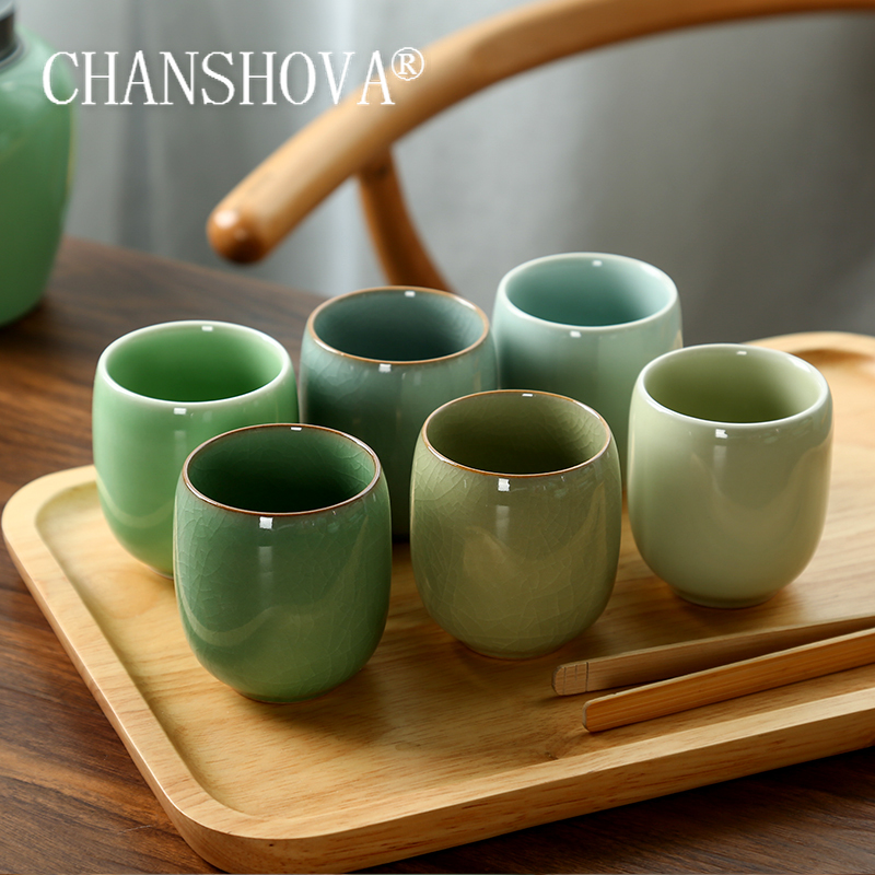 Coffee Tea Games - CHANSHOVA-Porcelain Tea Cup Set, Traditional Chinese