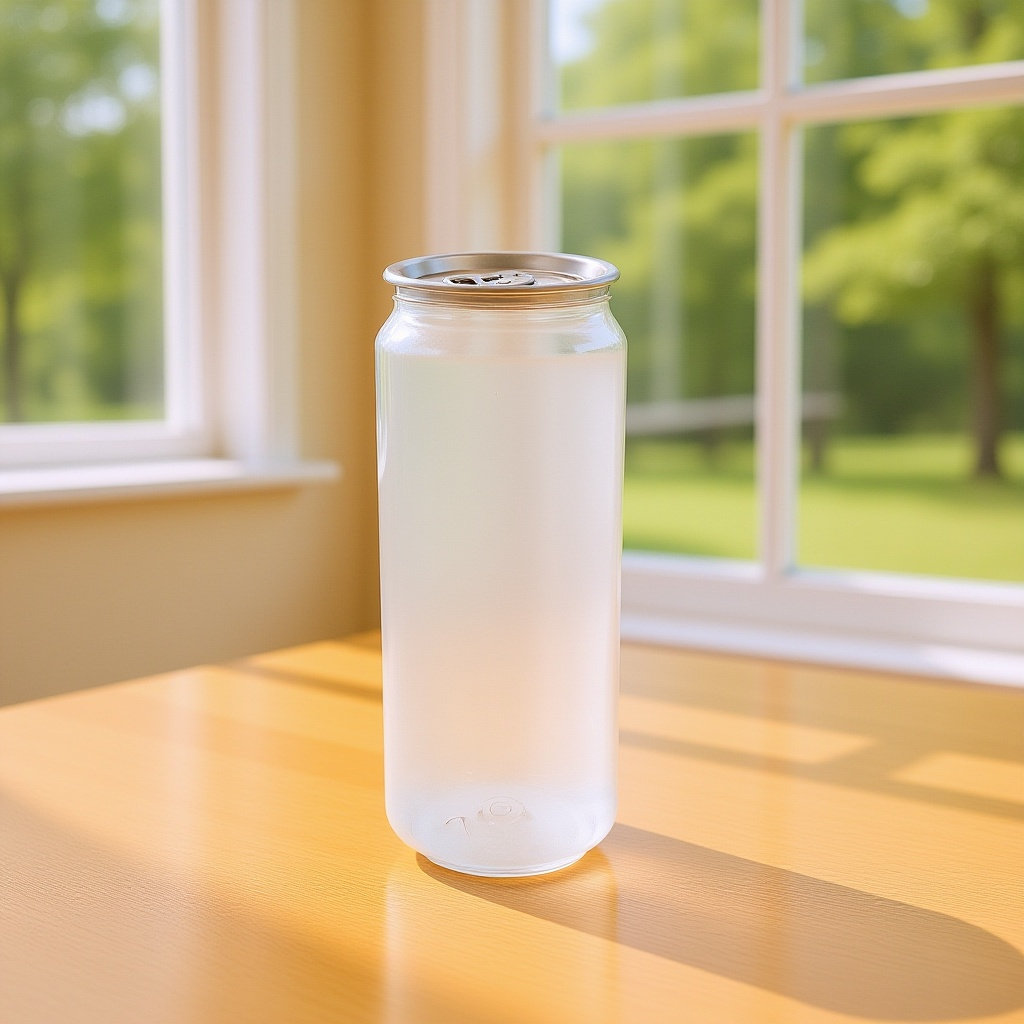 Juice Tea Coffee - 5pcs Transparent Beverage Cans Easy Open