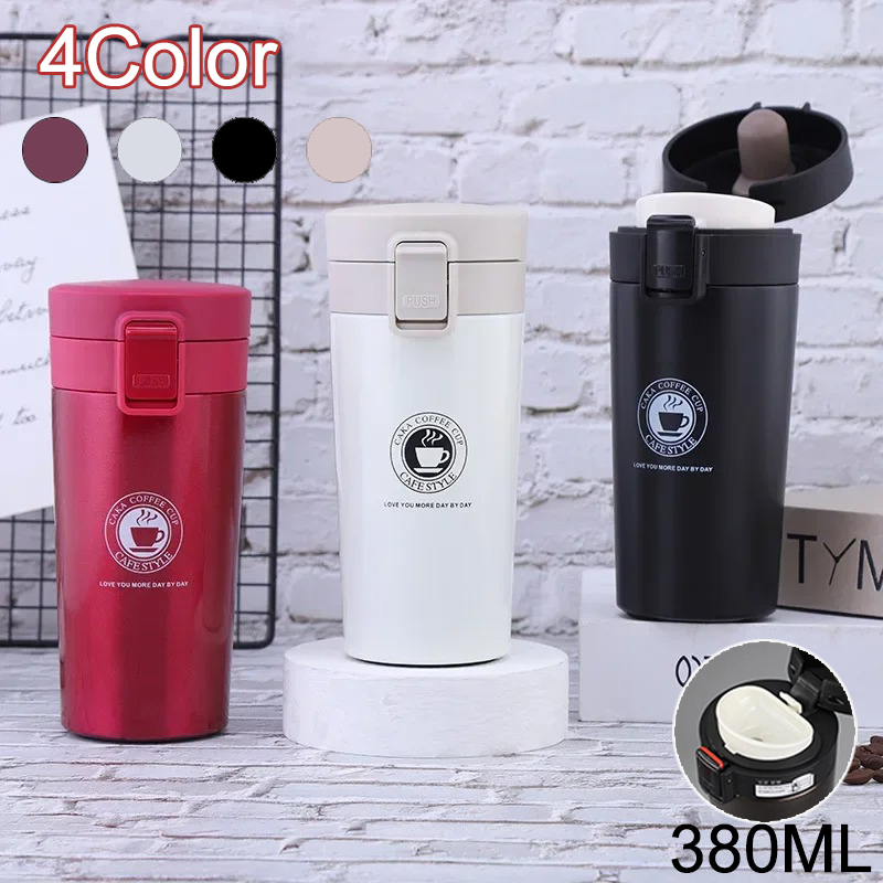 Coffee Tea Exchange - 380ml Thermal Mug Double Wall 304