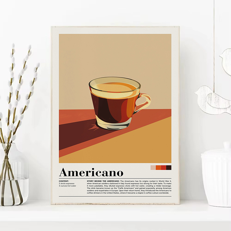 Vintage Coffee Beverage Poster - Coffee Tea Poster recension och pris