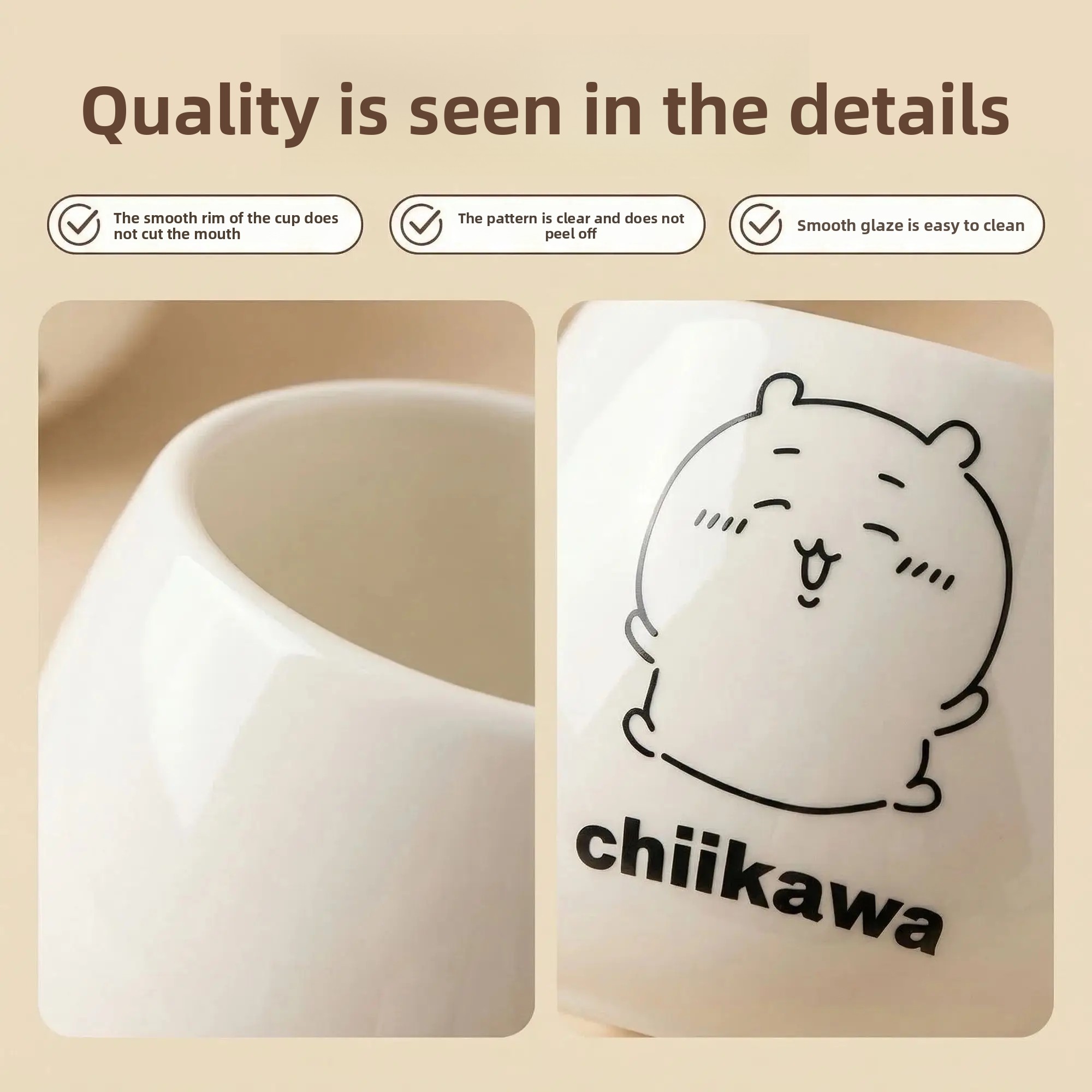 Chiikawa Ceramic Tea Coffee Mu - Coffee Tea Japan recension och pris