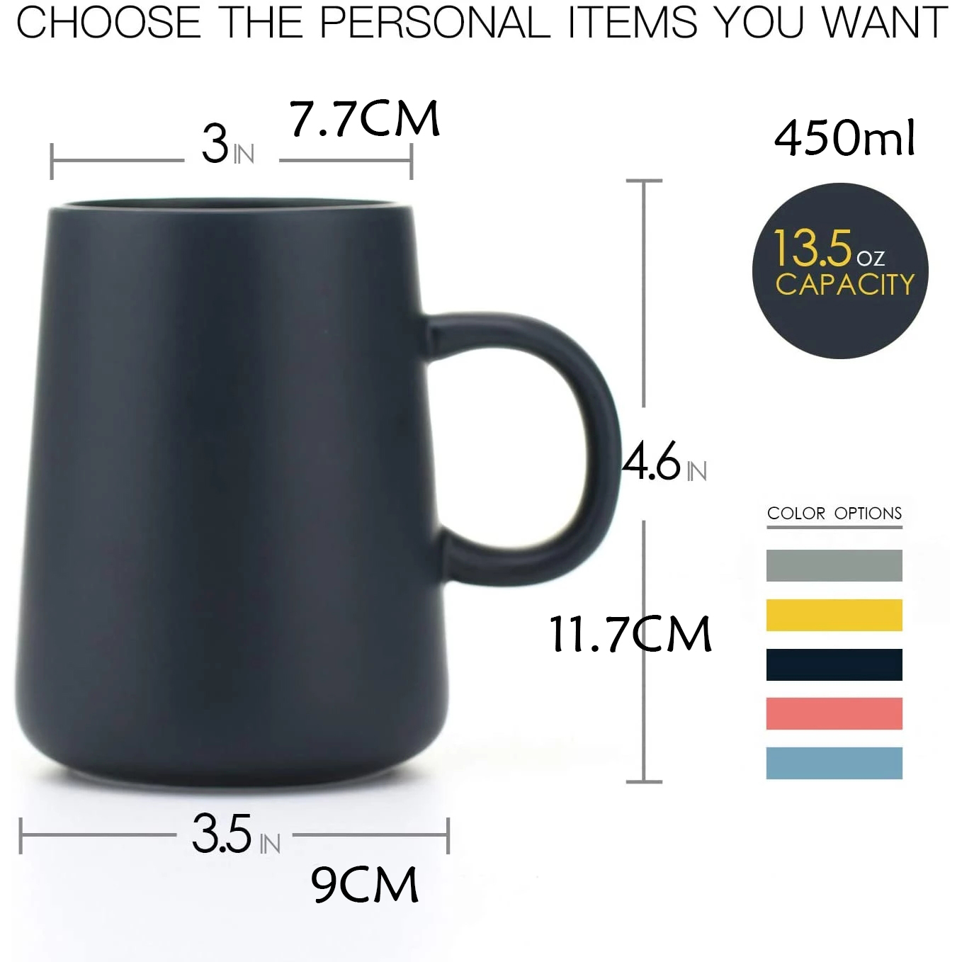 Ceramic Tea Cup Extra Large Mu - Coffee Plus Tea recension och pris