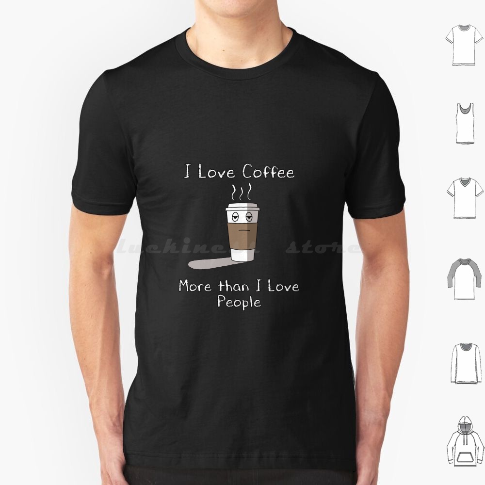 I Love Coffee T Shirt Cotton M - Coffee Tea Quotes Short recension och pris