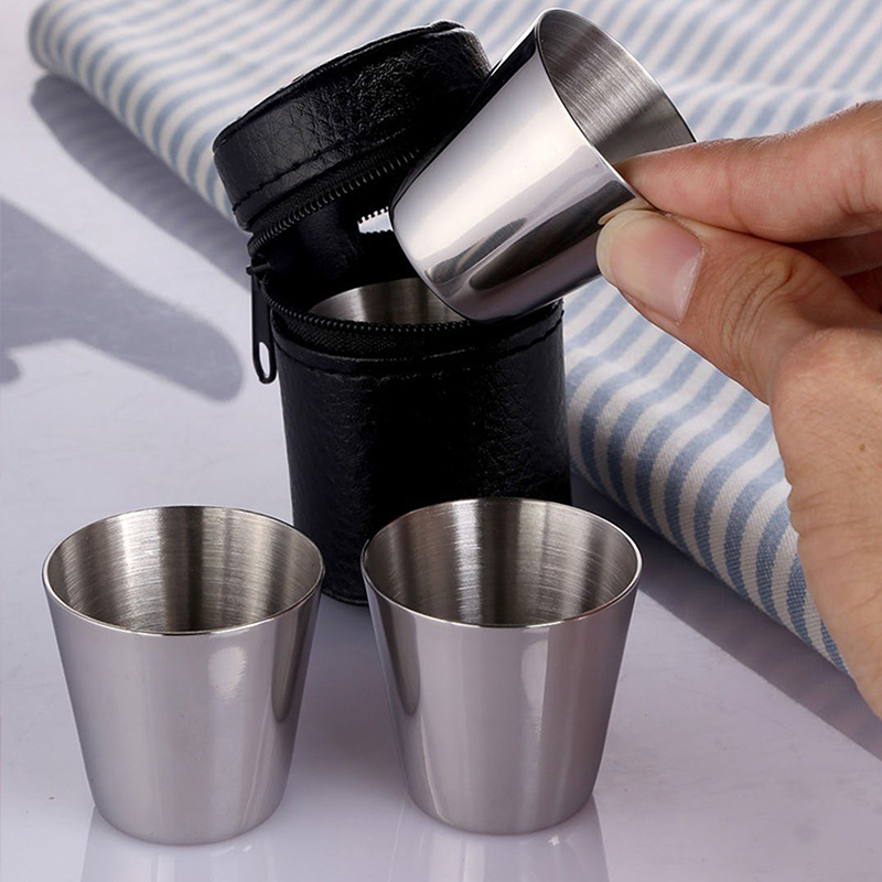 4/6Pcs Stainless Steel Cups Mi - Coffee Tea Games recension och pris