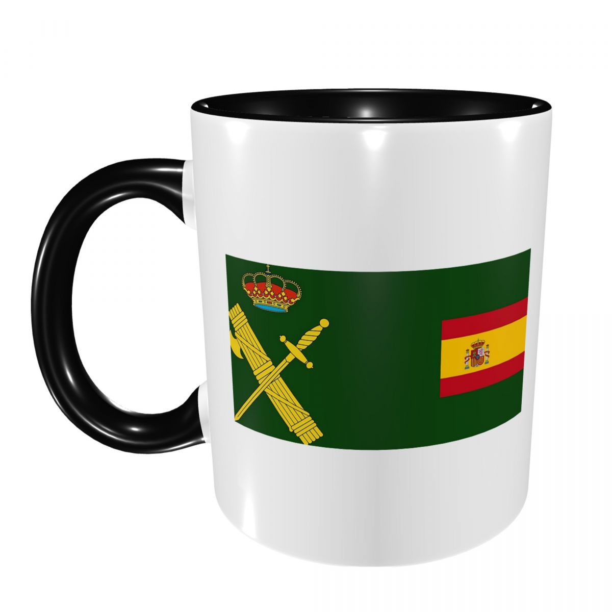 Spain Flag Plus Emblem Civil G - Coffee Plus Tea recension och pris