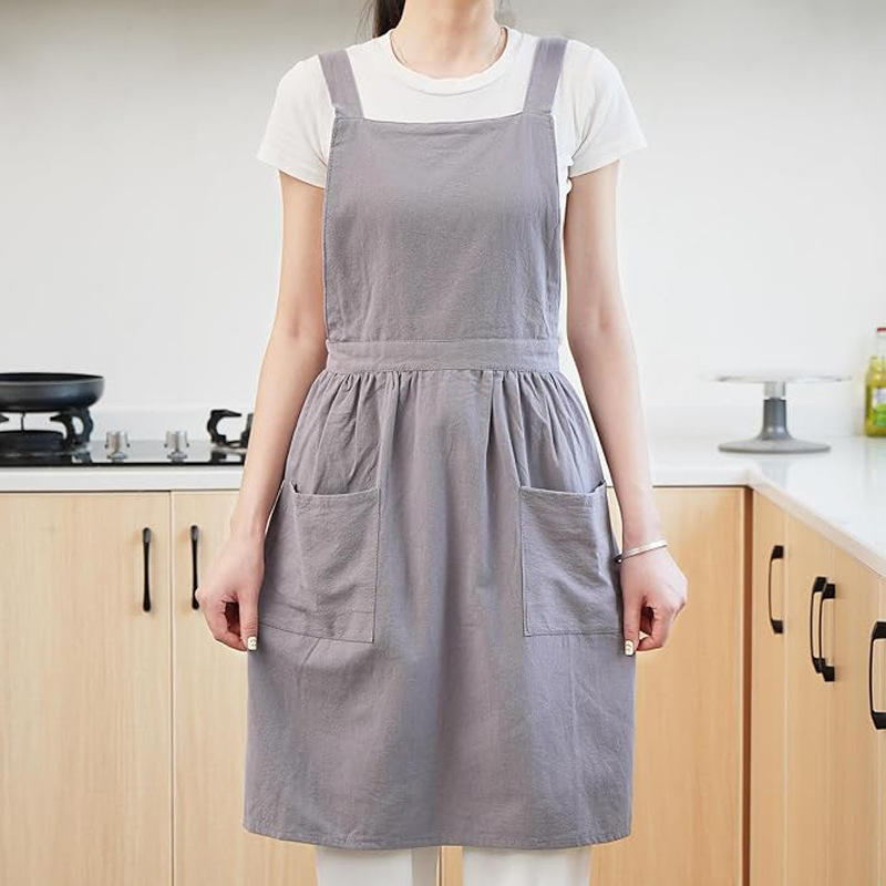 Canvas apron made of cotton su - Coffee Tea Uses recension och pris
