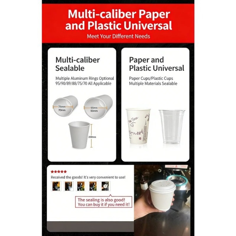 Automatic Plastic Cup Sealing  - Coffee Tea Uses recension och pris