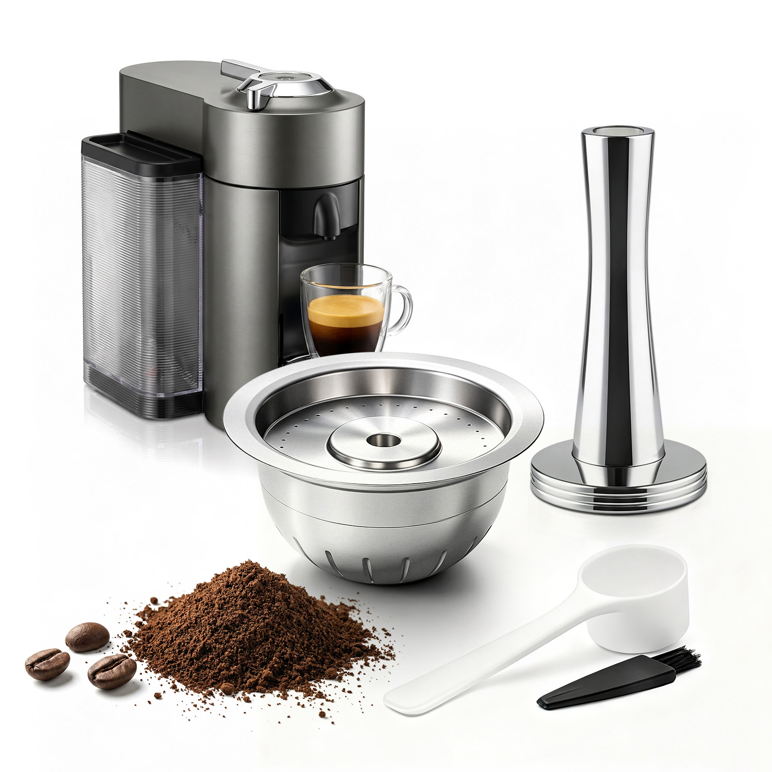 Stainless Steel Reusable Coffe - Coffee Plus Tea recension och pris