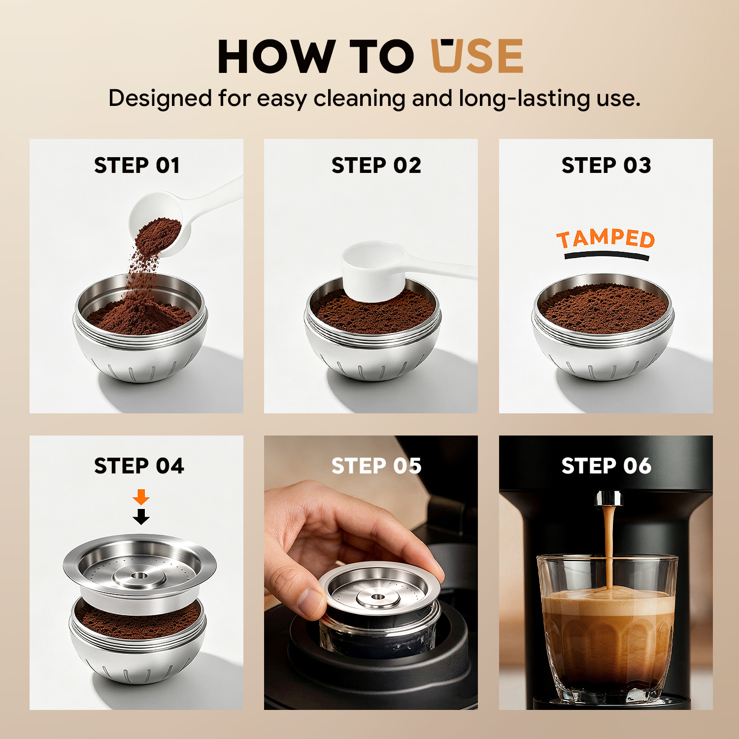 Stainless Steel Reusable Coffe - Coffee Plus Tea recension och pris