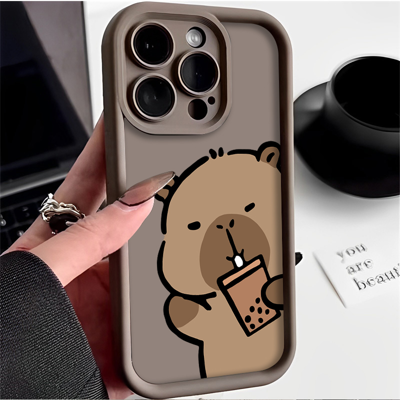 Cartoon Cute Capybara Case for - Coffee Plus Tea recension och pris
