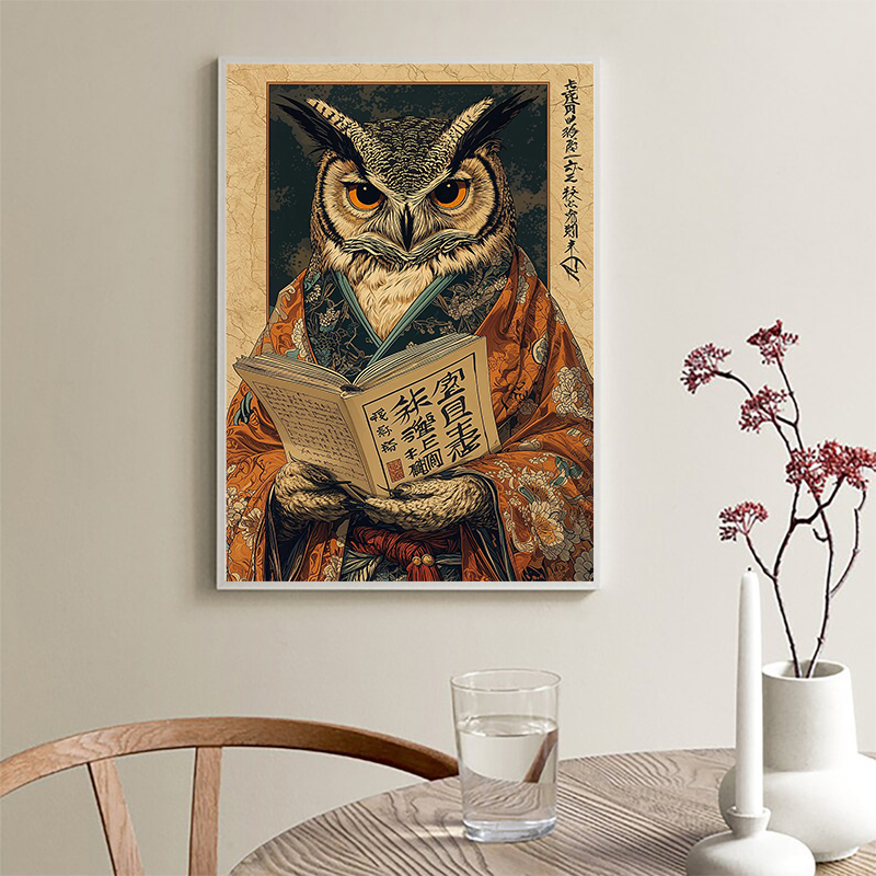 Retro Japanese Frog Drink Coff - Coffee Tea Poster recension och pris