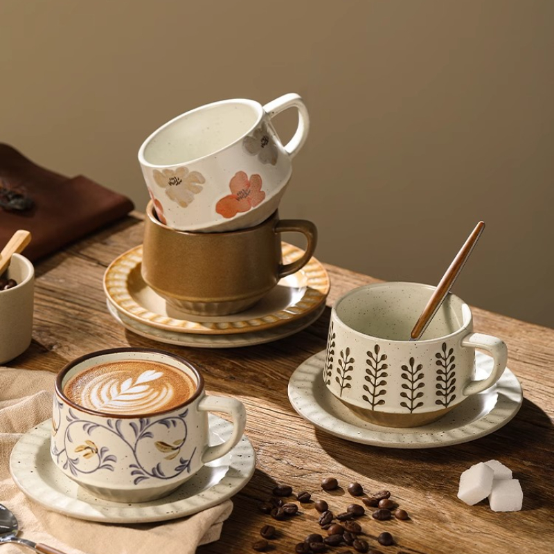Retro Ceramic Cup Coarse Potte - Coffee Tea Games recension och pris