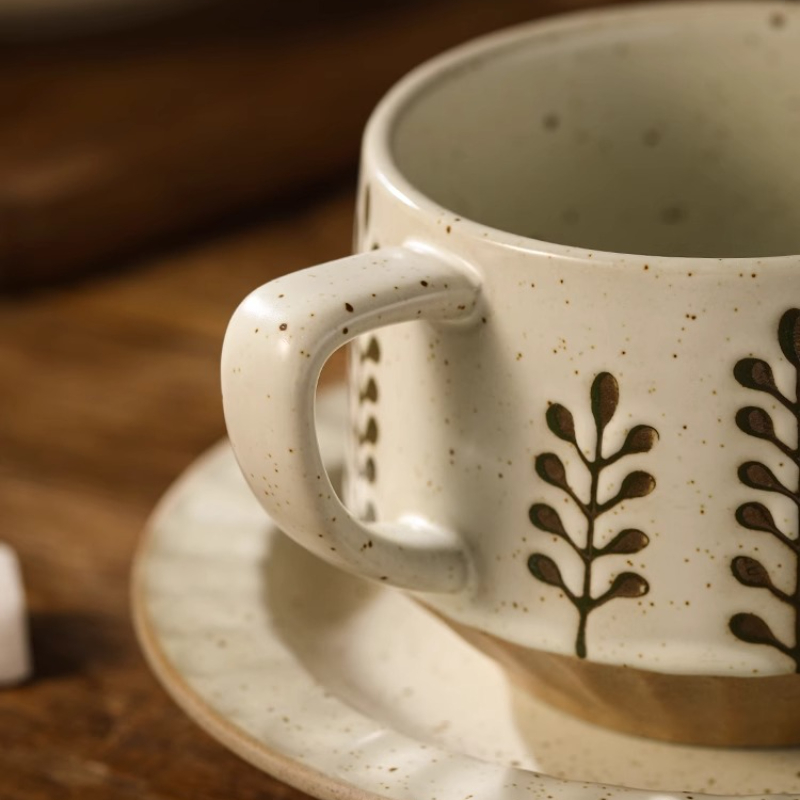 Retro Ceramic Cup Coarse Potte - Coffee Tea Games recension och pris