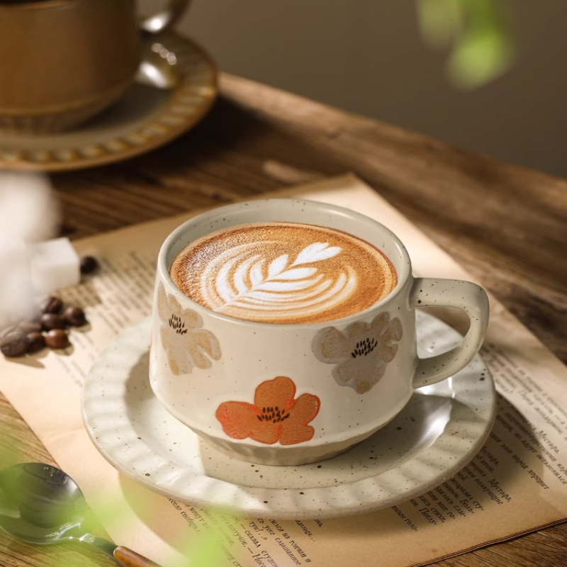 Retro Ceramic Cup Coarse Potte - Coffee Tea Games recension och pris
