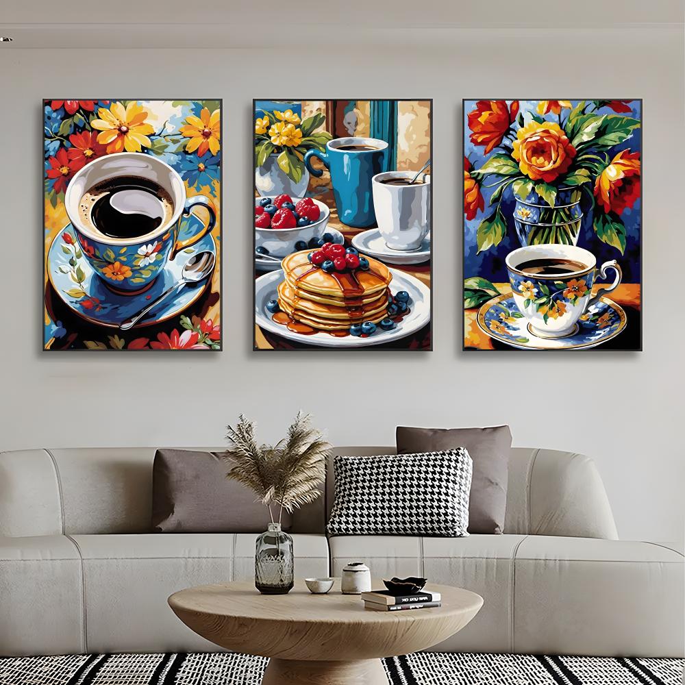Art Afternoon tea coffee cup P - Coffee Tea Poster recension och pris