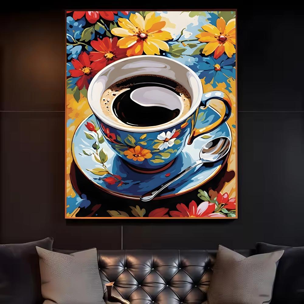 Art Afternoon tea coffee cup P - Coffee Tea Poster recension och pris