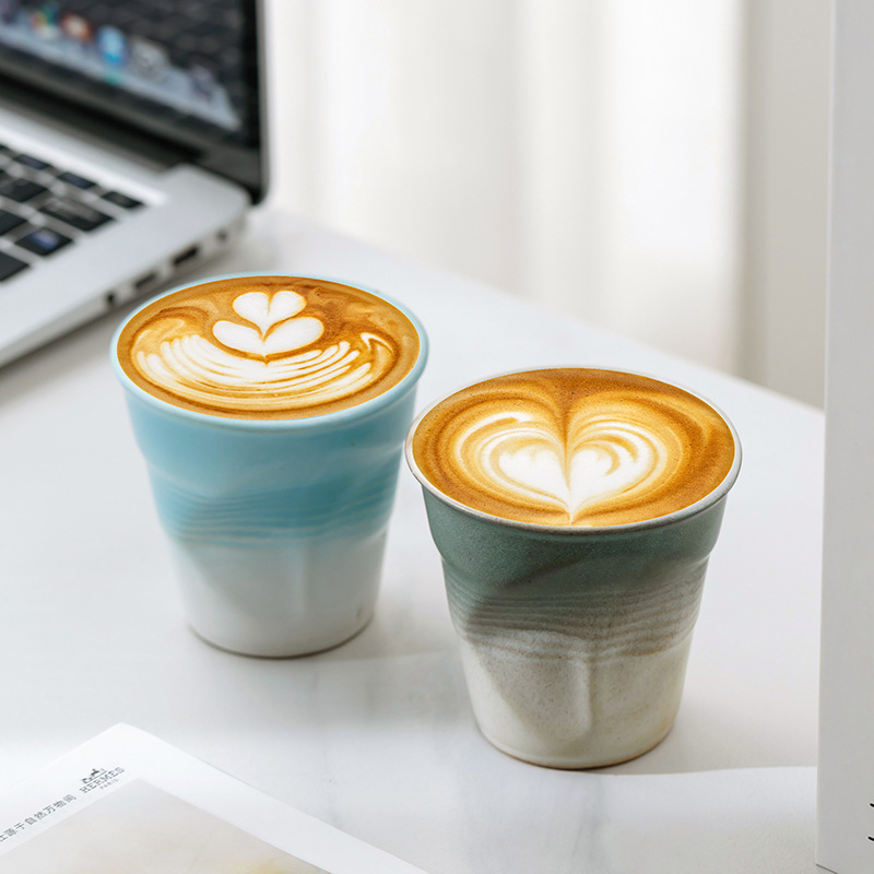 200ml Rough Pottery Coffee Cup - Coffee Tea Latte recension och pris