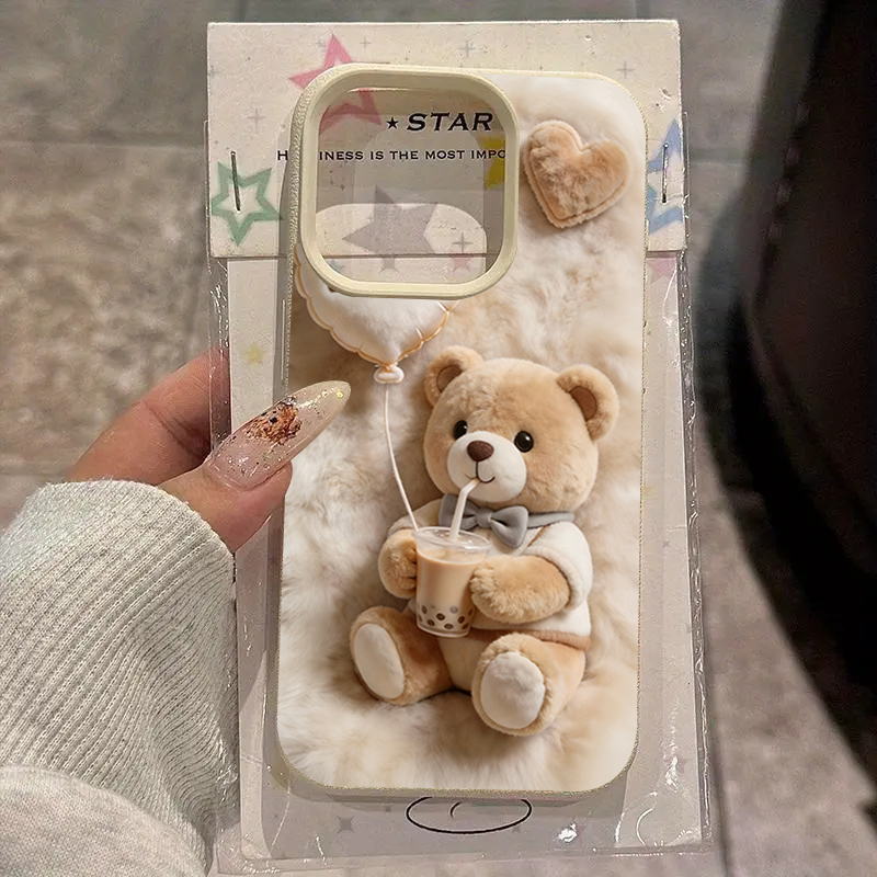 Pearl Milk Tea Bear Pattern Ph - Coffee Plus Tea recension och pris