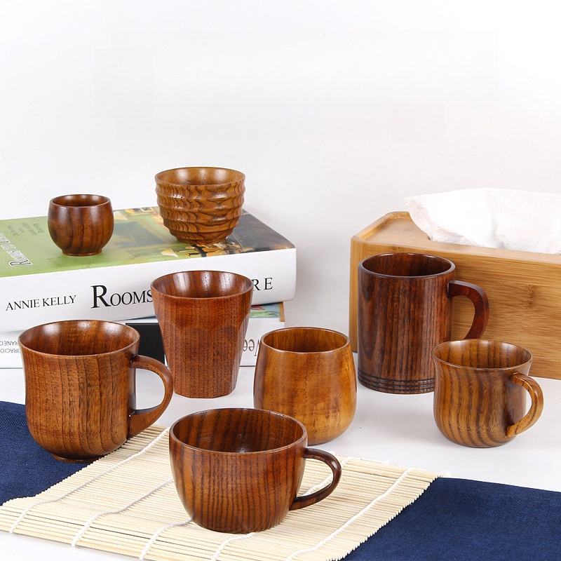 Wooden Big Belly Cups Japan St - Coffee Plus Tea recension och pris