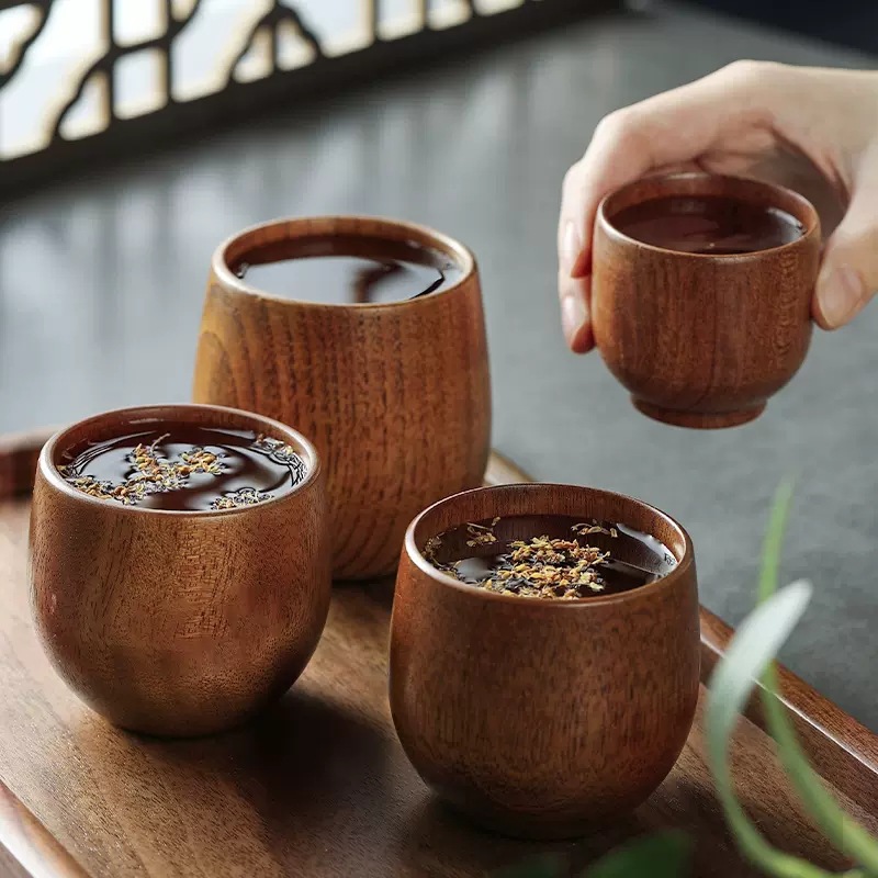 Wooden Big Belly Cups Japan St - Coffee Plus Tea recension och pris