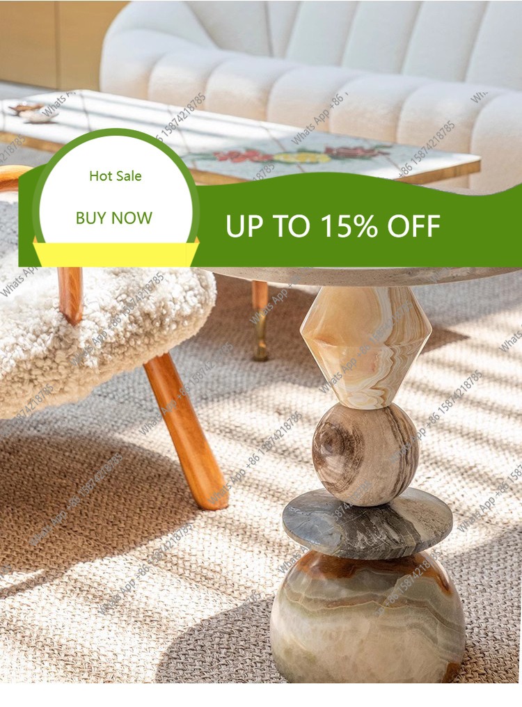 XS Round Marble Coffee Table A - Coffee Tea Nook recension och pris