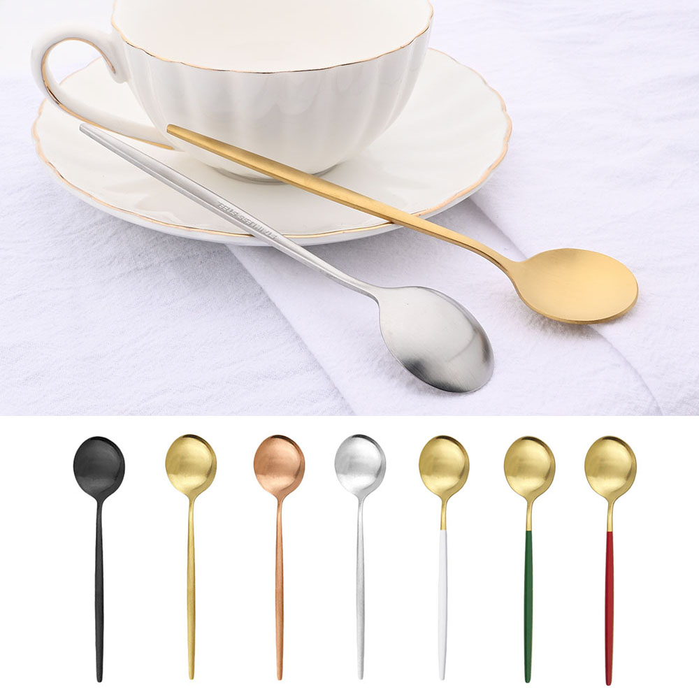 6Pcs Small Matte Spoon Tea Cof - Coffee Tea Games recension och pris
