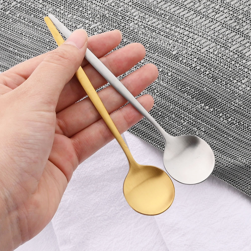 6Pcs Small Matte Spoon Tea Cof - Coffee Tea Games recension och pris