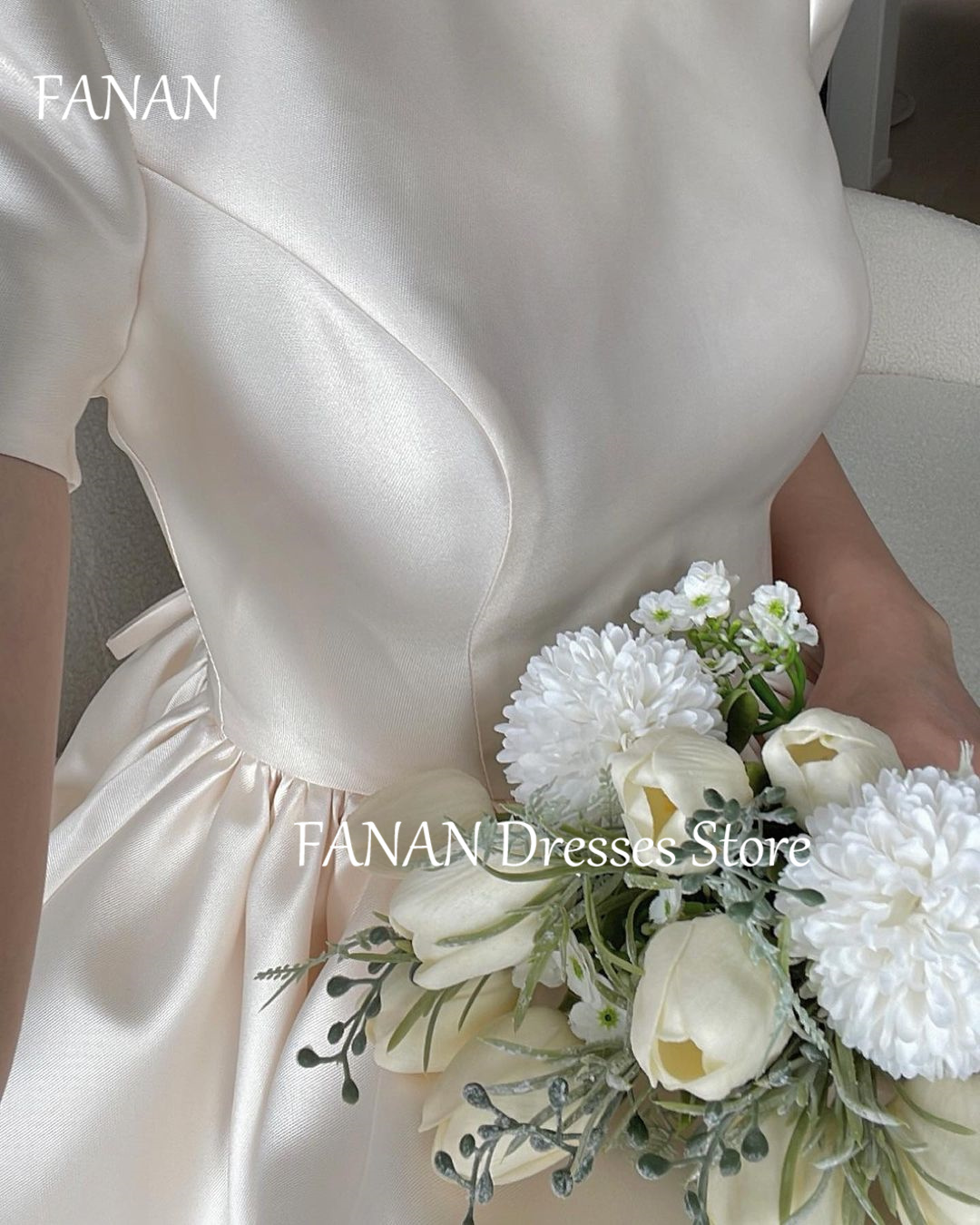 FANAN Korea A-Line O-Neck Simp - Coffee Plus Tea recension och pris