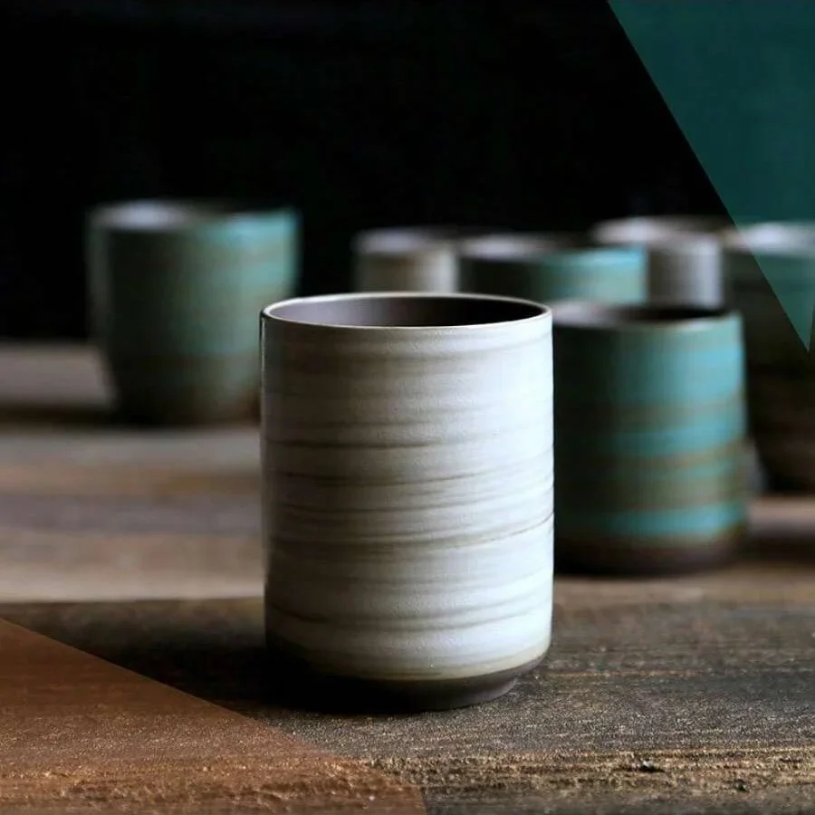 Hand-Painted Crackle Glaze Sto - Coffee Tea Uses recension och pris