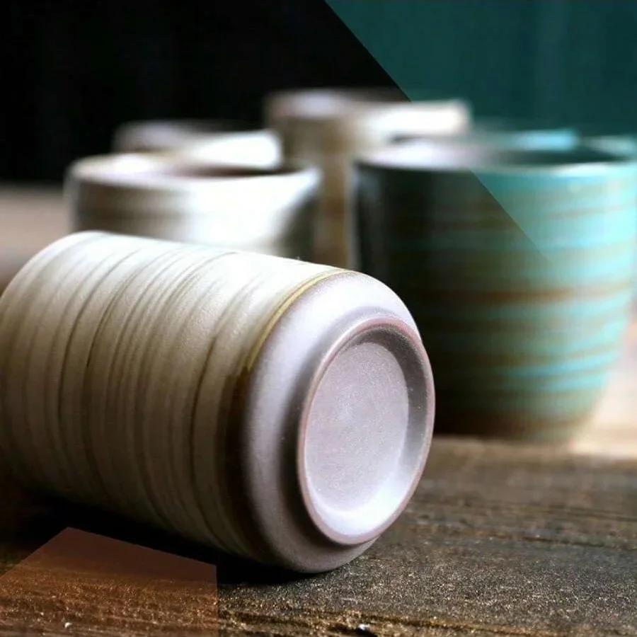 Hand-Painted Crackle Glaze Sto - Coffee Tea Uses recension och pris