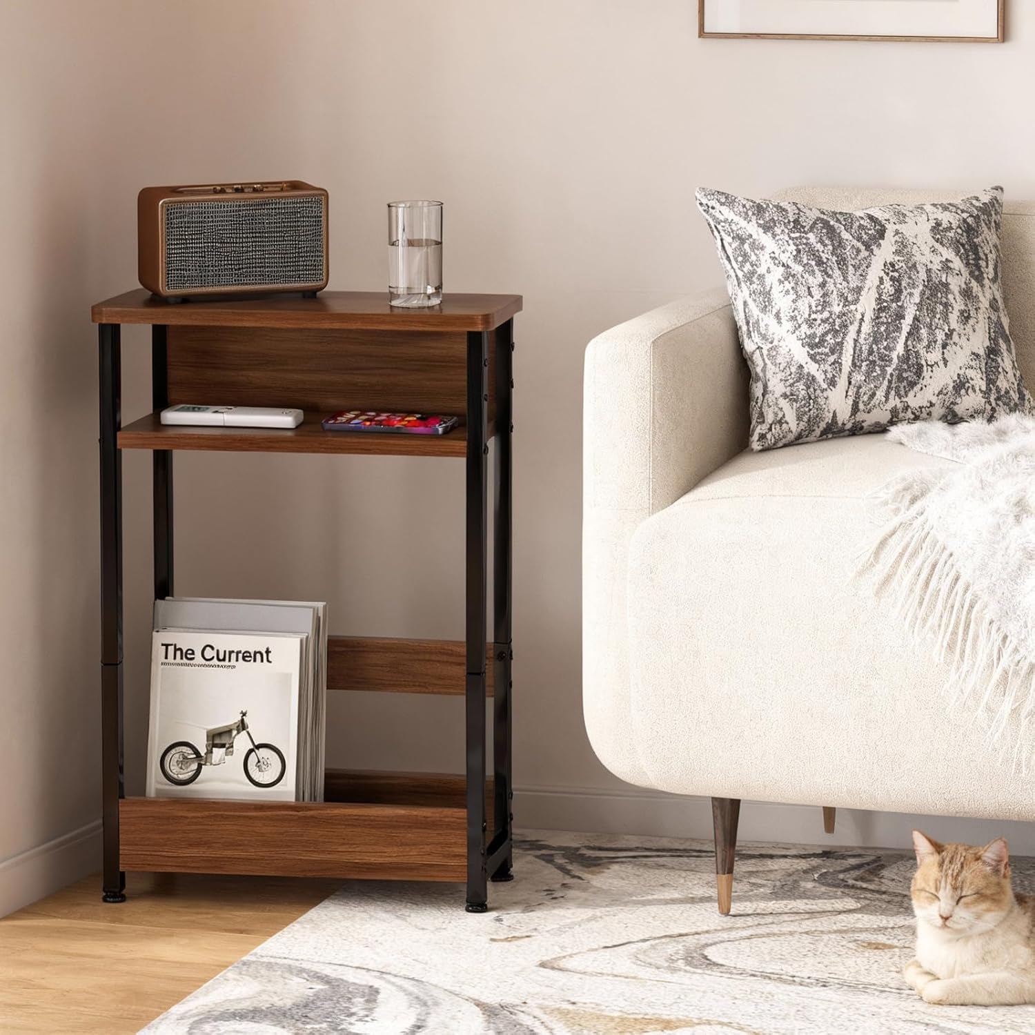 3-Tier Slim Narrow Side Table, - Coffee Tea Weight Loss recension och pris