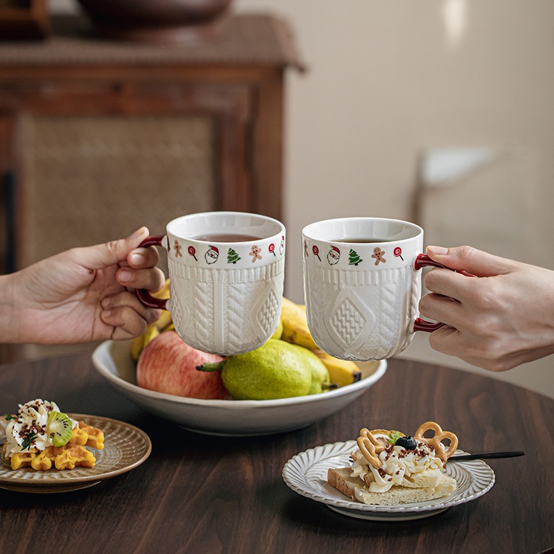 2 Pcs/Set Ceramic Espresso Cup - Coffee Tea Latte recension och pris