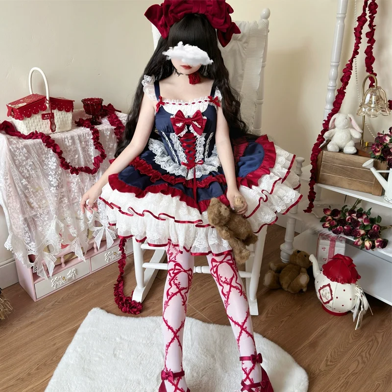 Pink Sweet Lolita JSK Dress Ka - Coffee Tea Weight Loss recension och pris