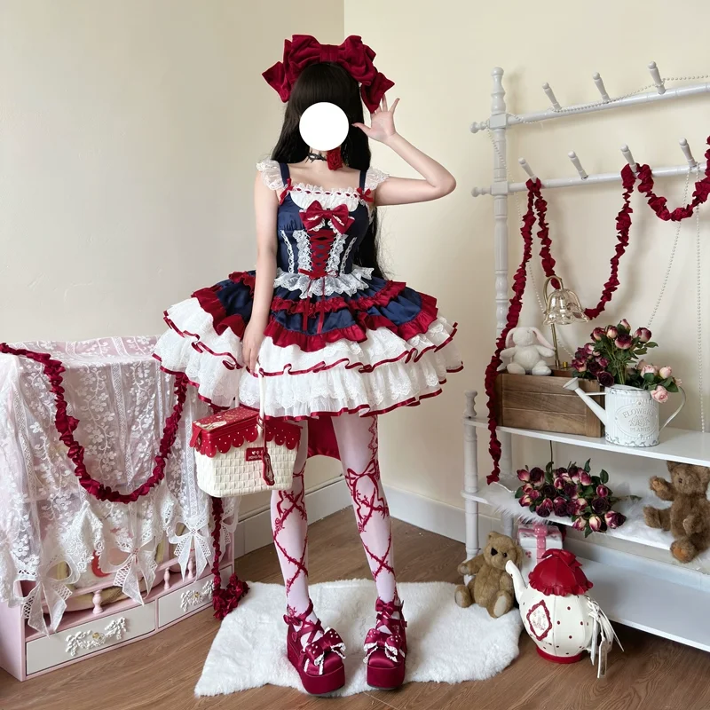 Pink Sweet Lolita JSK Dress Ka - Coffee Tea Weight Loss recension och pris