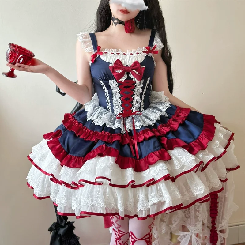 Pink Sweet Lolita JSK Dress Ka - Coffee Tea Weight Loss recension och pris