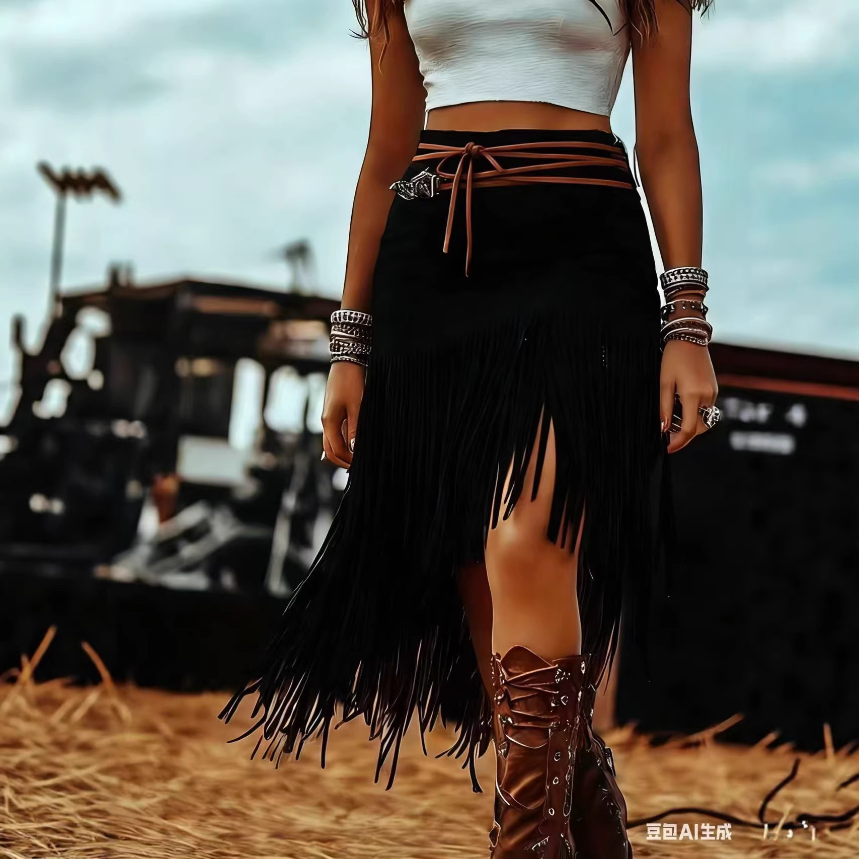 Coffee Fringe Midi Skirt Women - Coffee Tea Weight Loss recension och pris