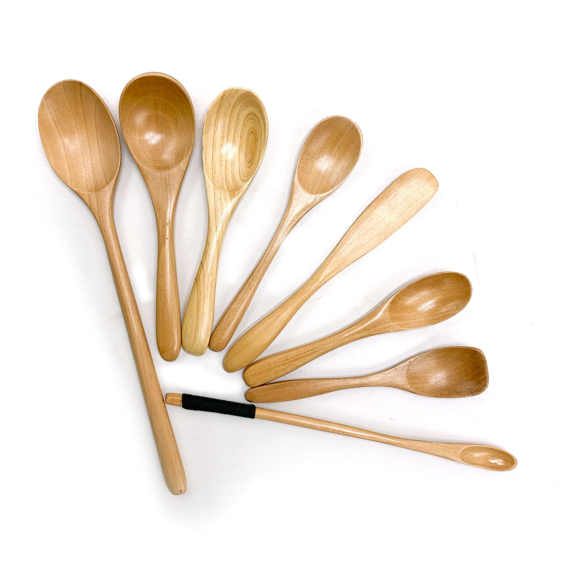 Wooden Teaspoons Long Wood Cof - Coffee Tea Japan recension och pris