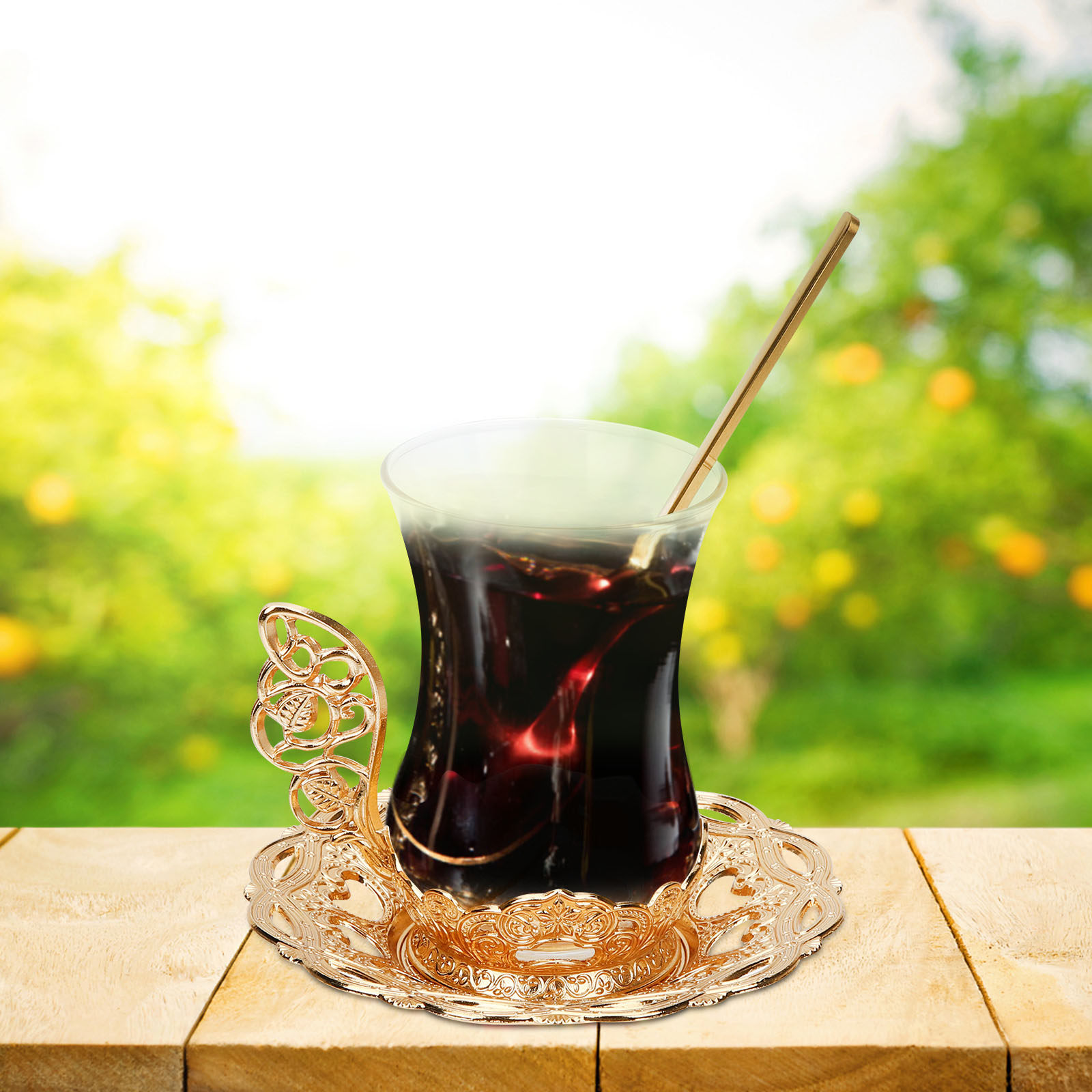 1Set Glass Coffee Cup Set Prem - Juice Tea Coffee recension och pris